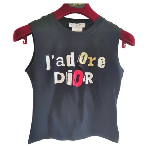 black dior crop top|authentic christian Dior tops.